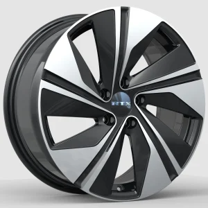 RTX Wheels – VW03 – Black – 18″x7.5″ 45mm – All weather Wheels – 083558